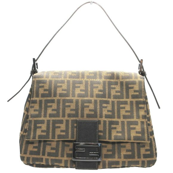 Fendi Mamma Bucket 8BR001 Zucca pattern canvas brown shoulder bag 0721FENDI - Picture 2 of 8